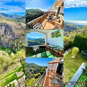 Axarquia , Frigiliana, Terraza Privada Con Vistas A La Montana Rio Y Al Mar , Frigiliana Spain